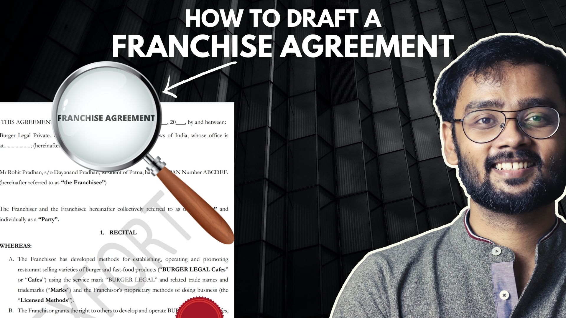 A Sample Draft Of Franchise Agreement LexForti